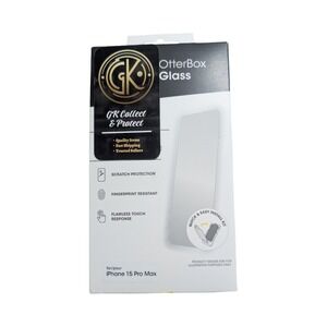 Mm6-N OtterBox Glass Apple iPhone 15 Pro‎ Max Clear Shatter-Resistant Protector